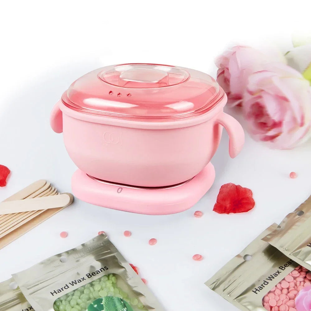 400ML Silicone Foldable Paraffin Pot Heater For Hair Removal