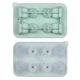 Silicone 3D Cute Cat Ice Cube Molds Makes 4