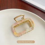 Small Colorful Elegant Acrylic Hair Clpsl