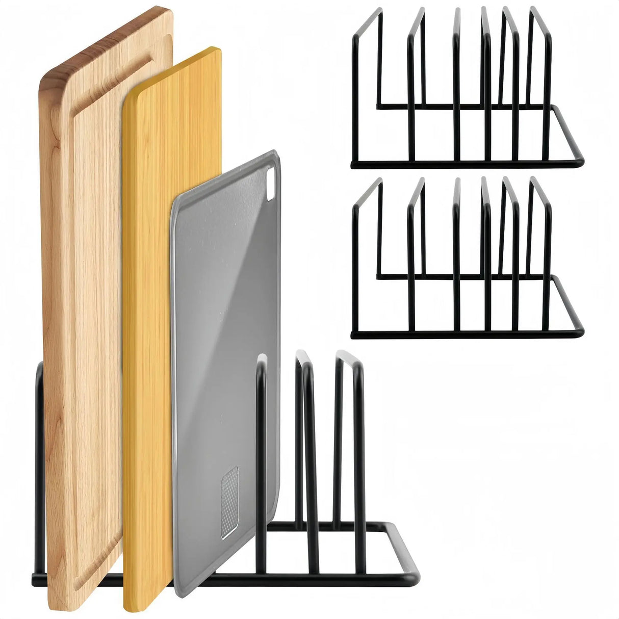 5-Tier  Carbon Steel Kitchen Cutting Board Or Pot Lid Rack
