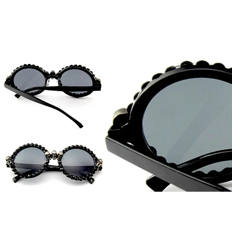 Vintage Gothic Skull Sunglasses