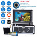 GAMWATER (DVR) Winter underwater fish finder camera 7 Inch 1000TVL IP68 Waterproof 15M 30M 50M For Ice/Sea/River Fishing