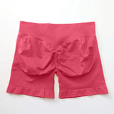 NCLAGEN 4.5" Women's  Low Ribbed Band Scrunch Butt Seamless Impact Shorts