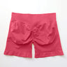 NCLAGEN 4.5" Women's  Low Ribbed Band Scrunch Butt Seamless Impact Shorts