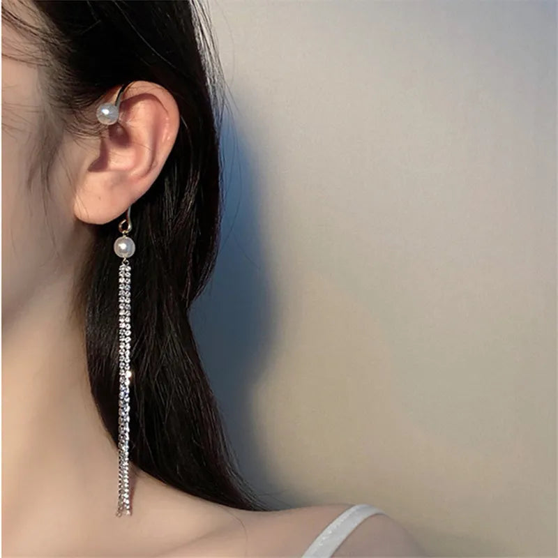 Women's Fashion Zircon Christmas Earrings.