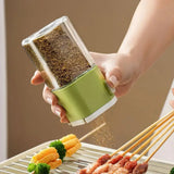 Moisture-proof Seasoning Bottle That Can Extrude 0.5 Grams Of Salt Or Sprinkle Larger Measurements Without Clumping