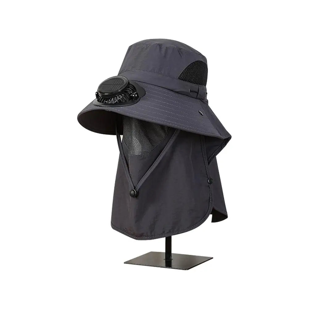 Solar Charging Fan Hat