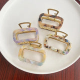 Small Colorful Elegant Acrylic Hair Clpsl