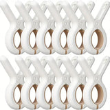 6/12Pcs Heavy Duty Plastic Beach Towel Clips