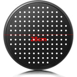 4 Size Nonstick Carbon Steel Pizza Pan with Holes