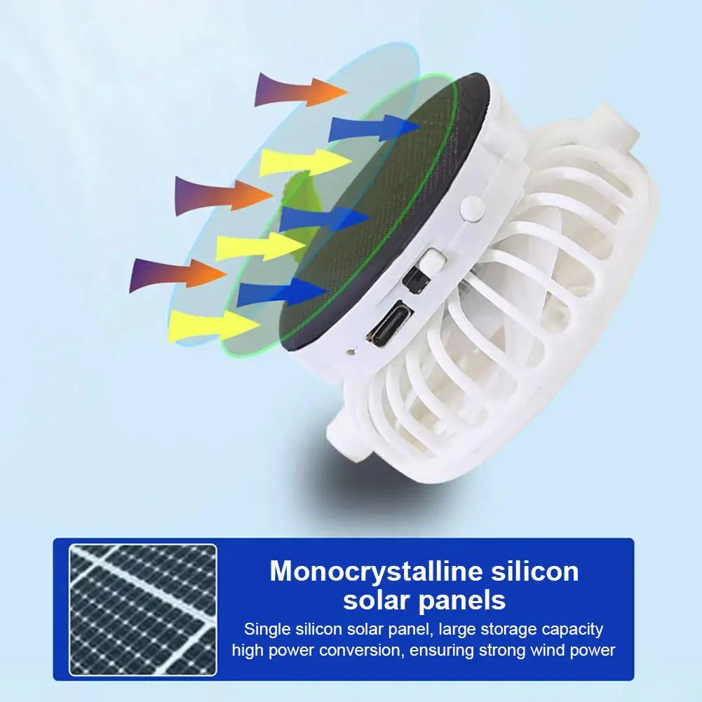 Solar Charging Fan Hat