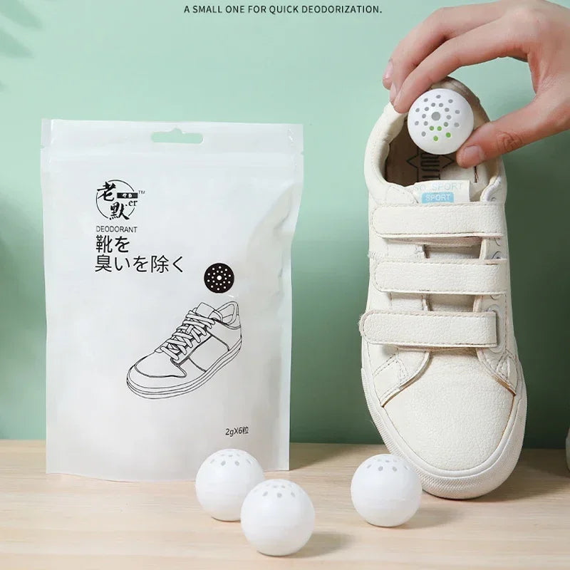 6/12/24Pcs Deodorizer Balls For Neutralizing Odor In Shoes