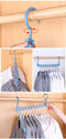 Plastic multi-port support hangers for Clothes.