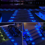 Solar Waterproof LED Dock Lighting IP68 Auto On/Off For Garden Or Driveway