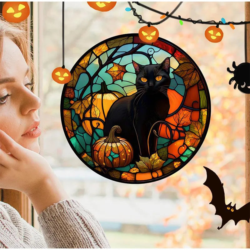 Halloween PVC Static Window Stickers.