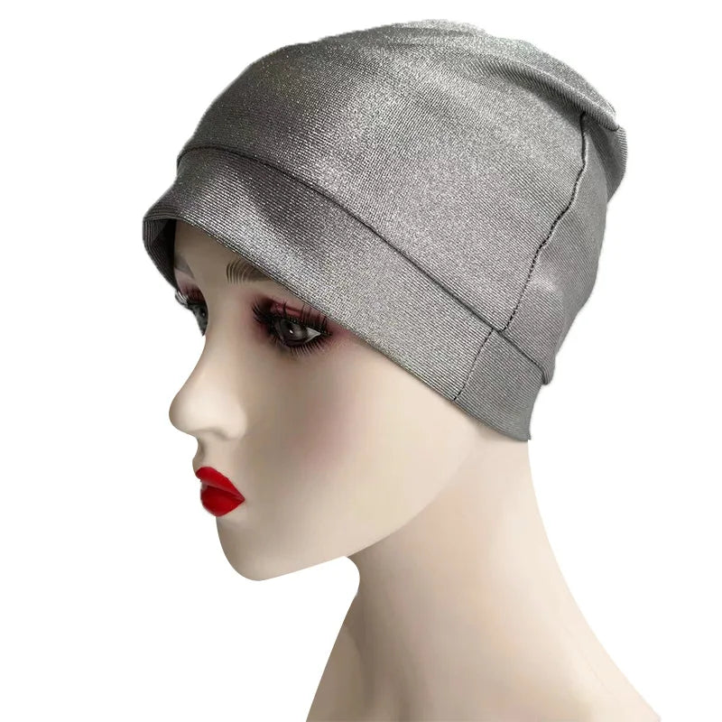 Men Or Women's 100% Silver Fiber Anti Radiation Electromagnetic Wave Shielding Beanies