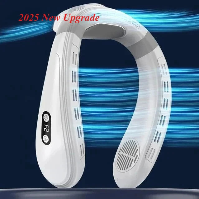 Rechargeable Semiconductor Bladeless Turbo Neck Fan