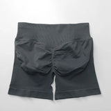 NCLAGEN 4.5" Women's  Low Ribbed Band Scrunch Butt Seamless Impact Shorts