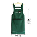 Waterproof Apron With Zipper Pocket