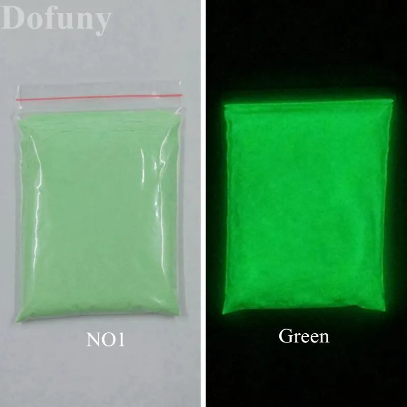 Dofuny Fluorescent Phosphor/Strontium Epoxy Powder For Nails