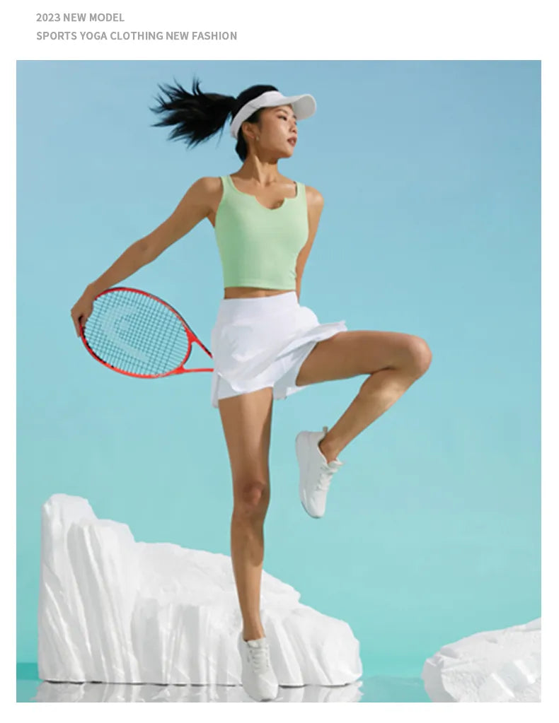 WISRUNING Skort For Badminton Or Tennis