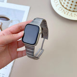 Stainless Steel Quick Fit Watchband for Apple Watch Ultra 2 1 49mm 10 46mm Series 9 8 7 6 5 4 45mm 44mm