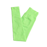 NCLAGEN Low Ribbed Band Seamless Scrunch Bum Impact Leggings