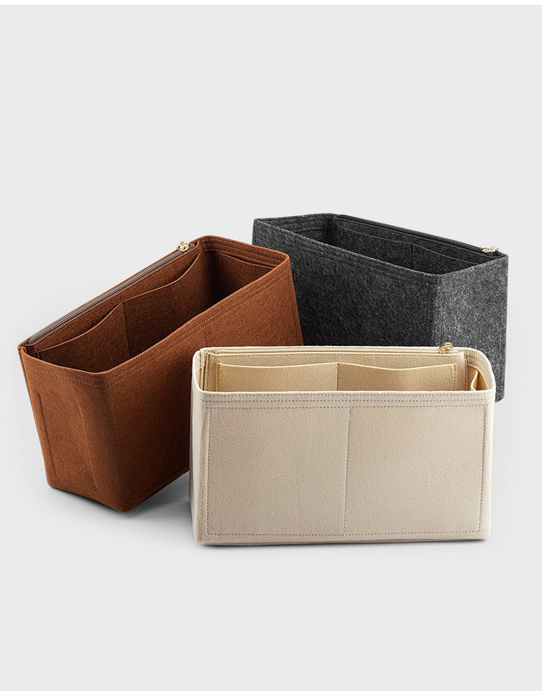 WUTA Insert Handbag Organizer With Or Without Zipper.