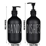 Matte Black Soap Dispensers