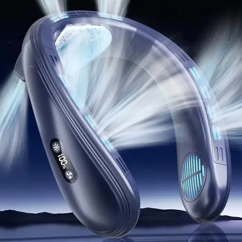 Rechargeable Semiconductor Bladeless Turbo Neck Fan