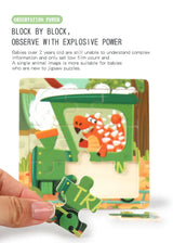 11x11cm Wooden 3d Cartoon Puzzle