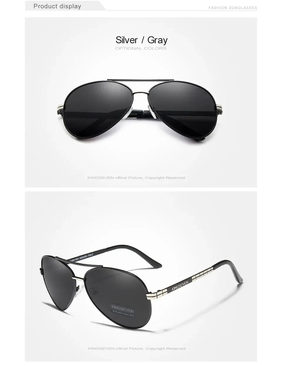 Men's KINGSEVEN Polarized UV400 Sunglasses