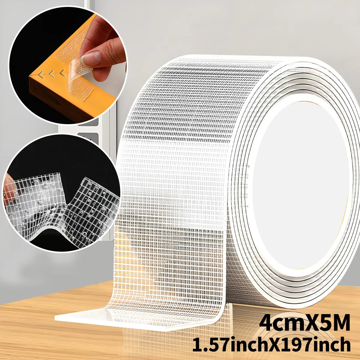 5m Nano Double-Sided Clear Adhesive Heavy-Duty Tape
