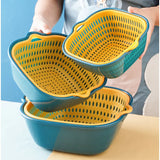 Double Layer Plastic Colander