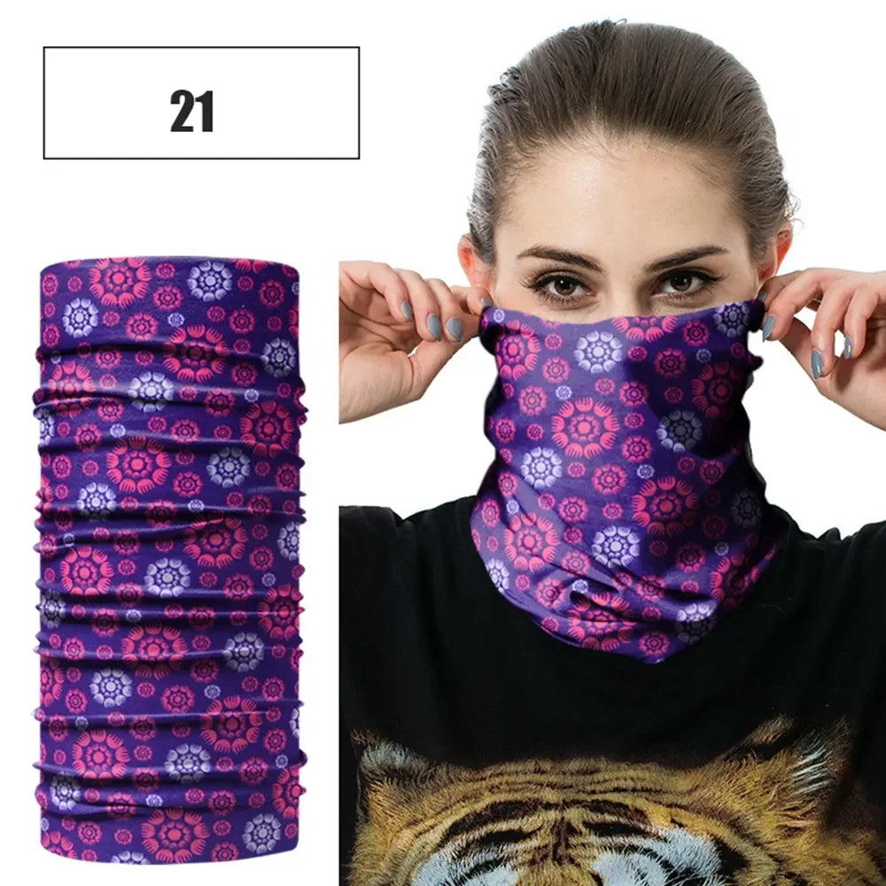 Men Or Women's Head Face Neck Tube Bandana Scarf