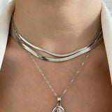 Men Or Women's 316L Stainless Steel Herringbone Chains