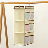 Hanging Non-woven Wardrobe Organizer With Optional Pockets And Drawers