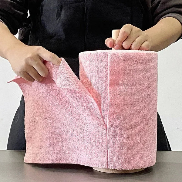 20 Reusable Microfiber Cleaning Sheets Per Towel Rolls