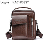 WEIXIER Men's Crossbody Multi-function Leather Bag.