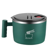 Stainless Steel Bowl With Lid For Instant Noodles