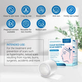 2.5cm X 150cm Self-Adhesive Reusable Skin Care Scar Cover Tape