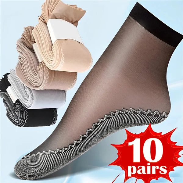 Ladies Ultrathin Breathable Non-Slip Sock