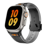 Silicone Sports Strap for Apple Watch Ultra 2/1 49mm Series 9 8 7 45mm 44mm Or IWatch 6 5 4 3 Se 44mm 42mm