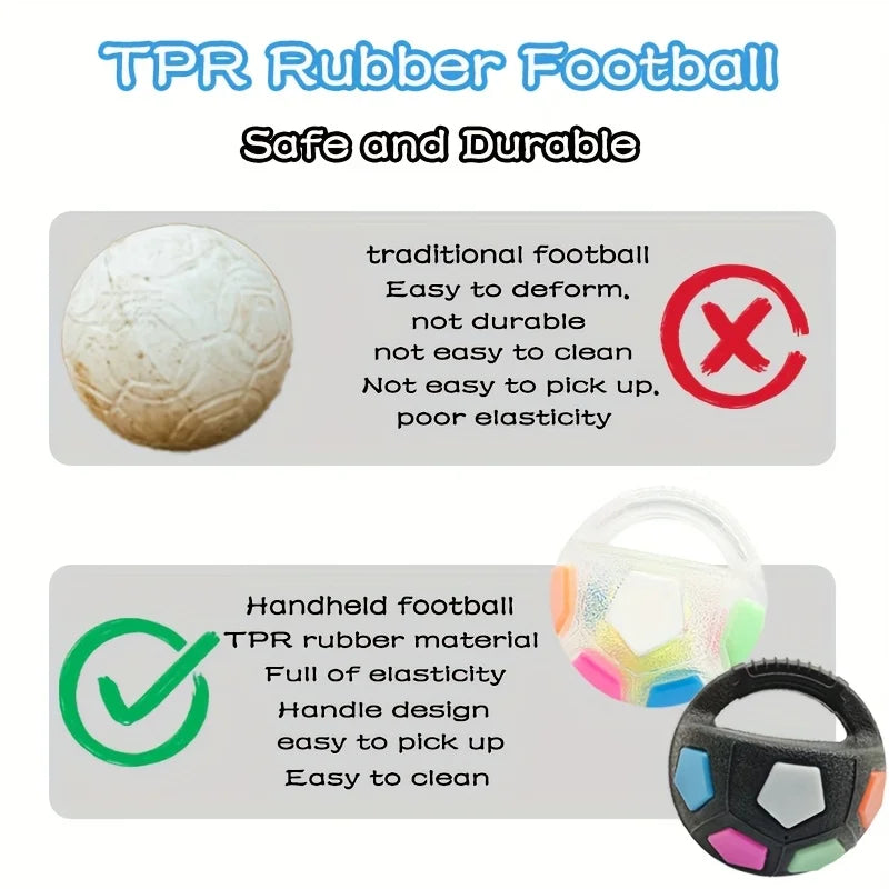 Pet's Soccer Ball With Carrying Handle For Throwing