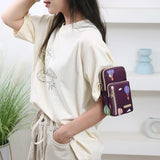 Women's Lightweight Nylon Crossbody Or Arm Bag