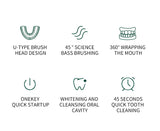 Automatic 360 Degrees Sonic Silicone Electric Toothbrush