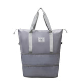 Women's AOTTLA casual handbag/carry on luggage bag for traveling.  Double zipper on bottom to expand bag..