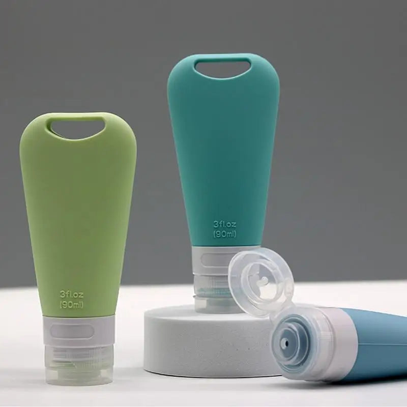 Silicone 90ml Dispensers Bottles For Pet Water Or Travel Products