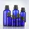 Refillable 5-100ML Blue Glass Bottle With Dropper For Liquid Essential Oils