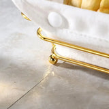 Golden Metal Wire Bread/Fruit Baske